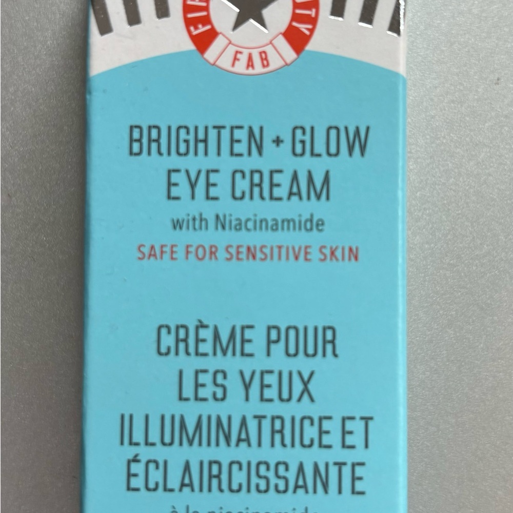 First Aid Beauty Brighten + Glow Eye Cream - Light Blue